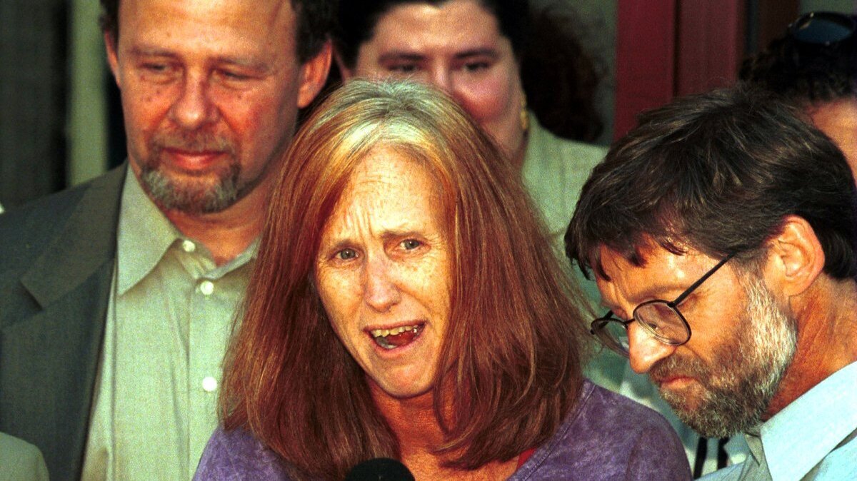 On June 16, 1999, police arrested Kathleen Ann Soliah, a member of the terrorist Symbionese Liberation Army, which kidnapped newspaper heiress Patty Hearst. She pleaded guilty to planting bombs and a role in killing a bank customer during a robbery. Soliah, who later changed her name to Sara Jane Olson, was released from prison in 2009. File Photo by Jim Ruymen/UPI