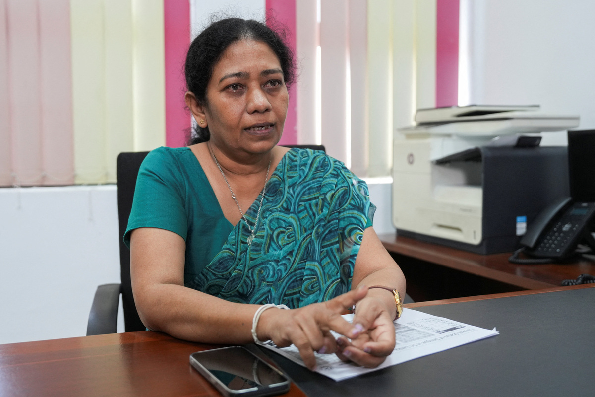 Dr. Prashila Samaraweera, Consultant Community Physician at the National Dengue Control Unit, speaks during an interview with Reuters in Colombo, Sri Lanka, June 19, 2026. REUTERS/Thilina Kaluthotage