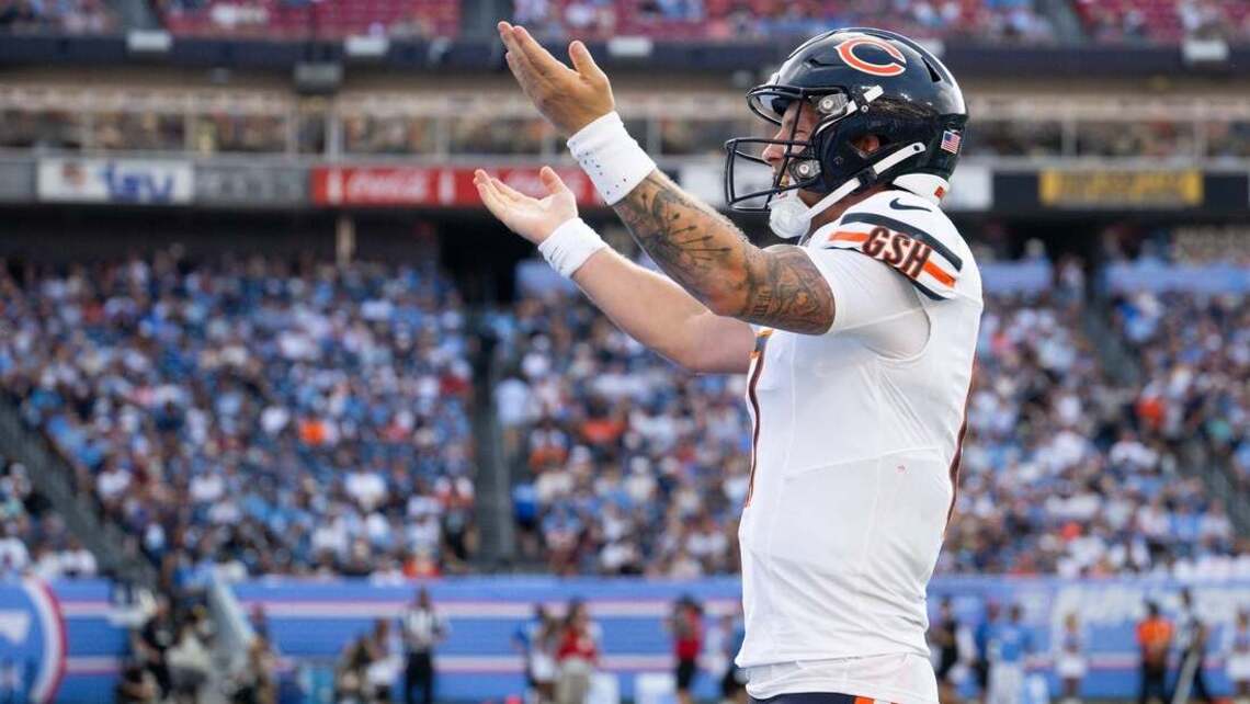 Reports: Bears QB Tyson Bagent to start vs. Jets 