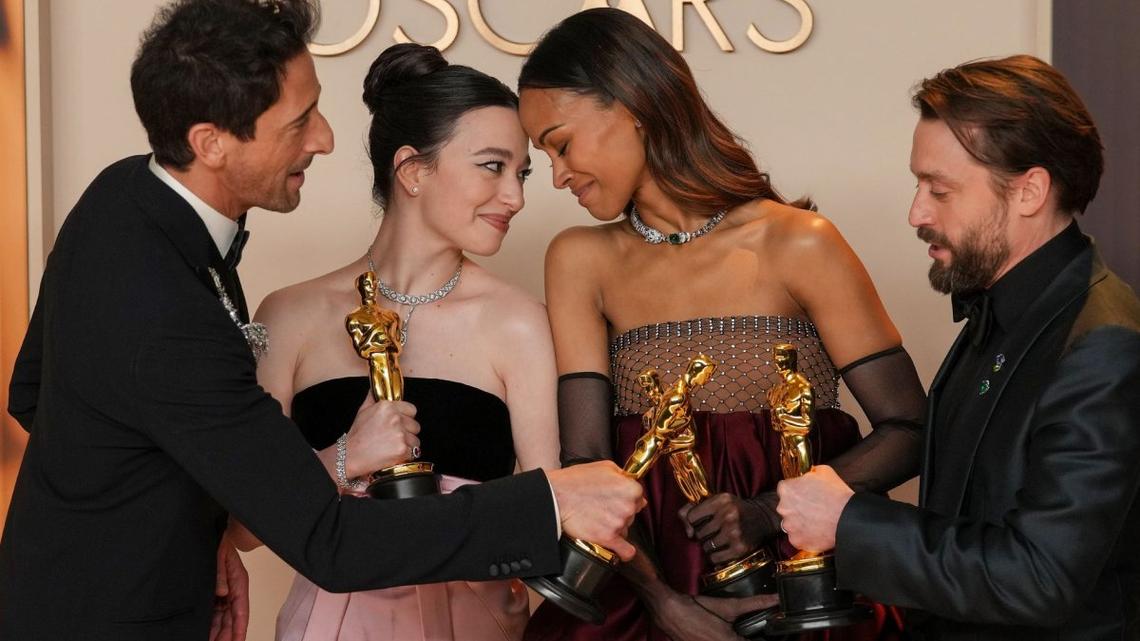 Oscars: Adrien Brody, Kieran Culkin, Mikey Madison, Zoe Saldaña to present 