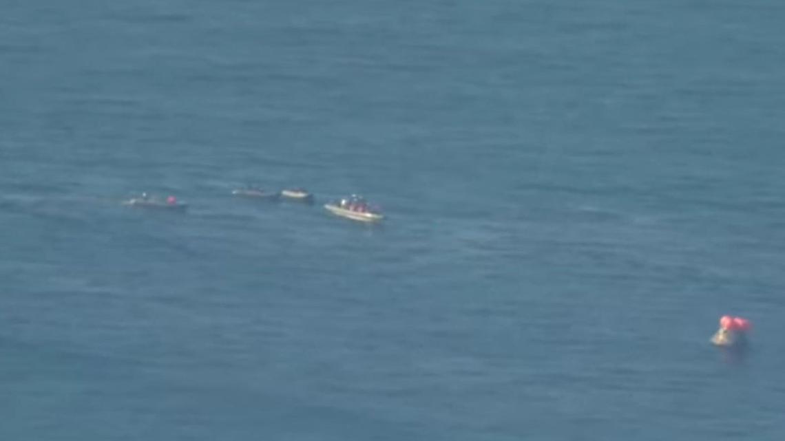 Artemis II crew splashes down in the Pacific Ocean after moon mission 