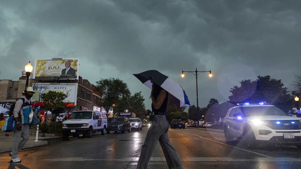 Severe storms bring two tornadoes and up to 99 mph winds to Chicago area, weather service says 