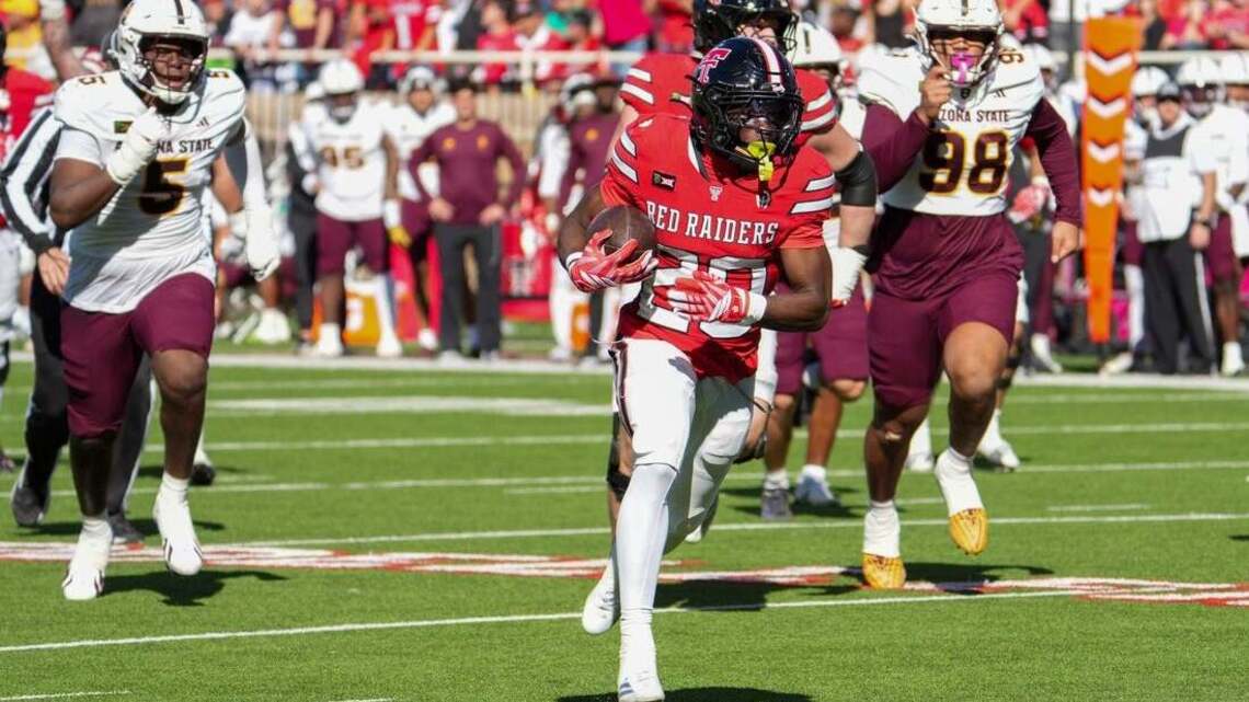 J'Koby Williams has career day, No. 10 Texas Tech beats Arizona State 