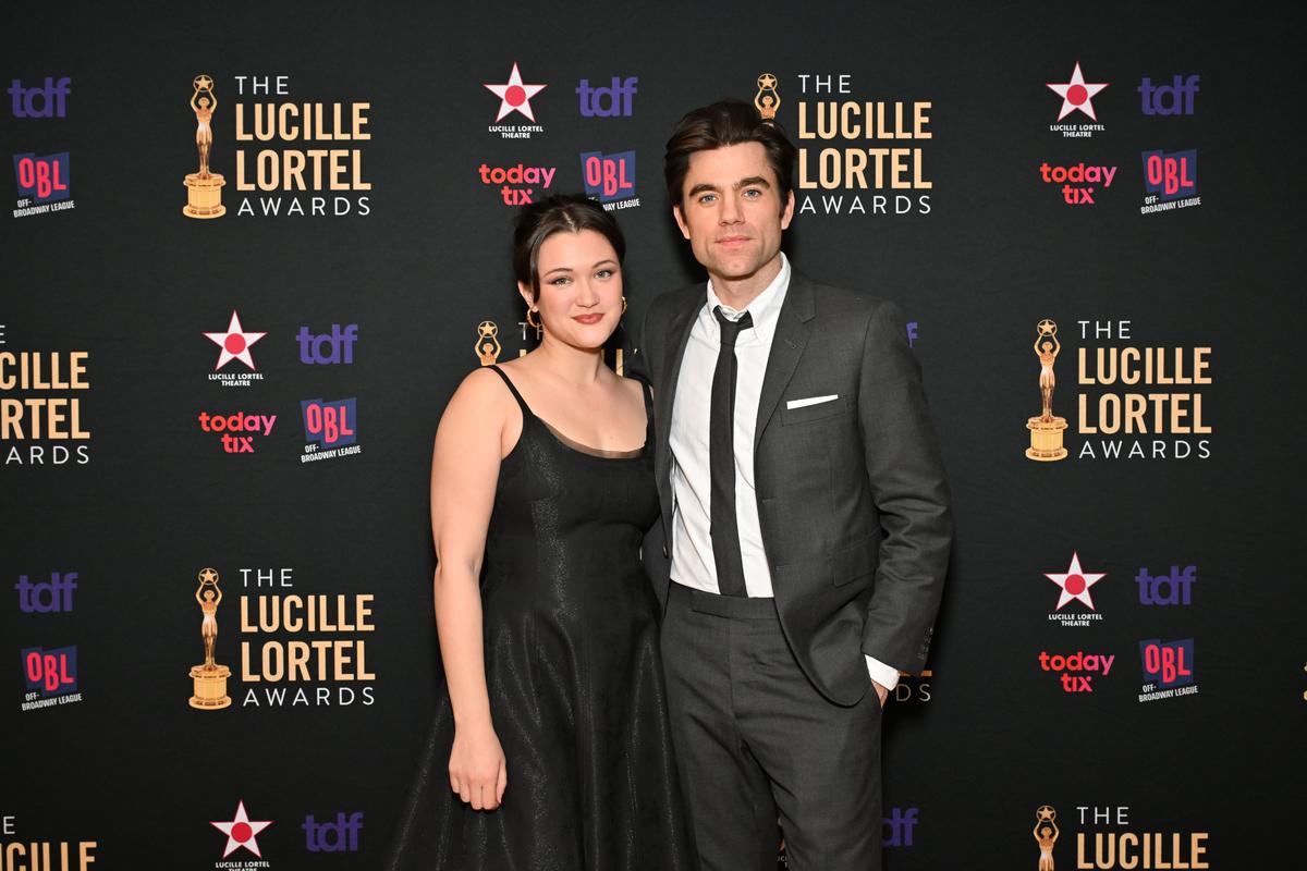 Isa Briones and Patrick Ball, 2026Slaven Vlasic/Getty Images for Lucille Lortel Awards