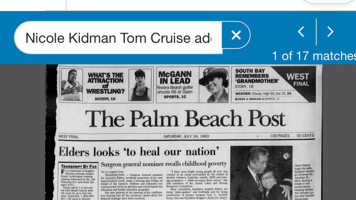 Tom Cruise and Nicole Kidman adopted their children in Florida. A look back