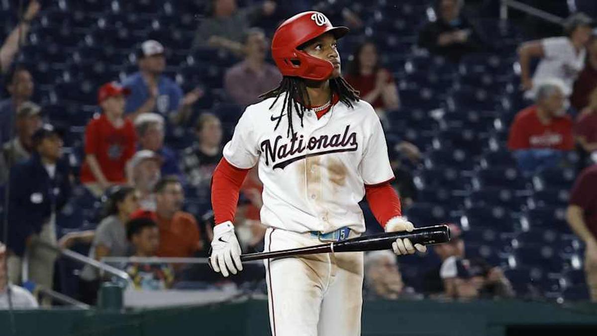 Nationals shortstop CJ Abrams leads MLB shortstops in wRC+. | Geoff Burke-Imagn Images 