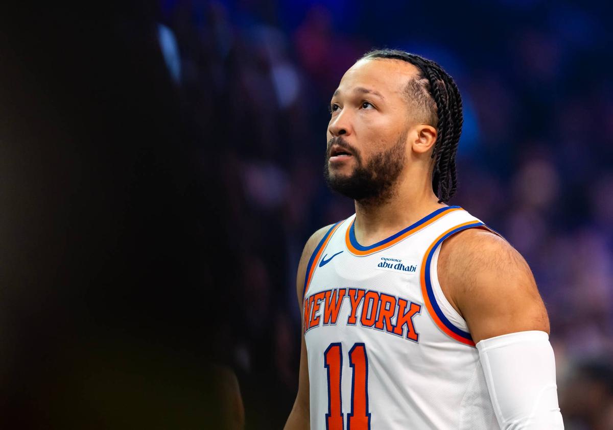  New York Knicks guard Jalen Brunson (11) © Mark J. Rebilas-Imagn Images