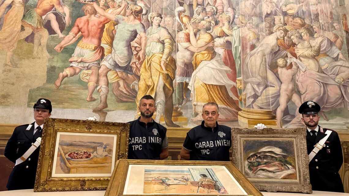 Stolen Renoir, Cézanne and Matisse paintings recovered in Italy 