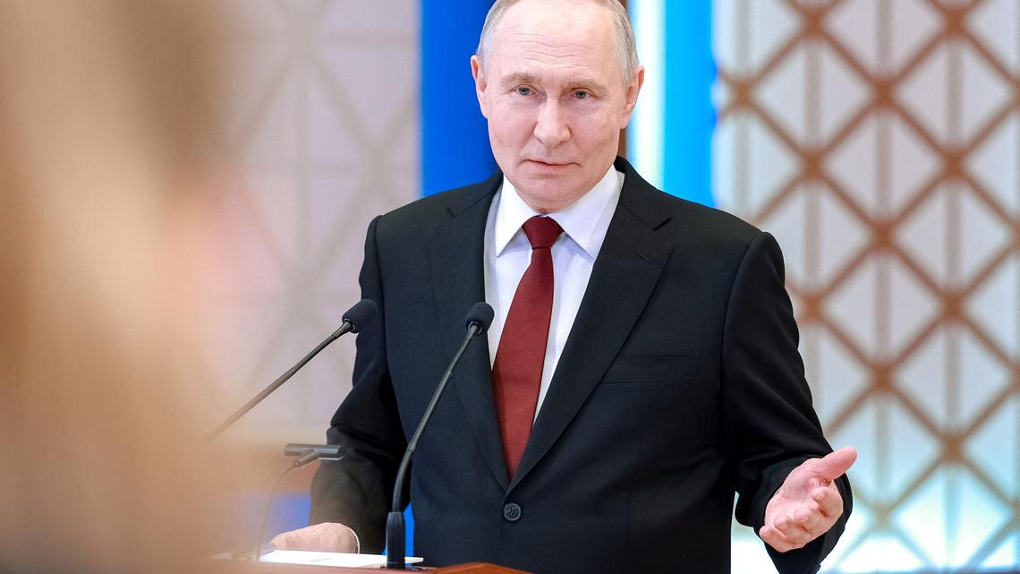 Putin says Russia has the means to destroy anyone who attacks its Baltic exclave of Kaliningrad 