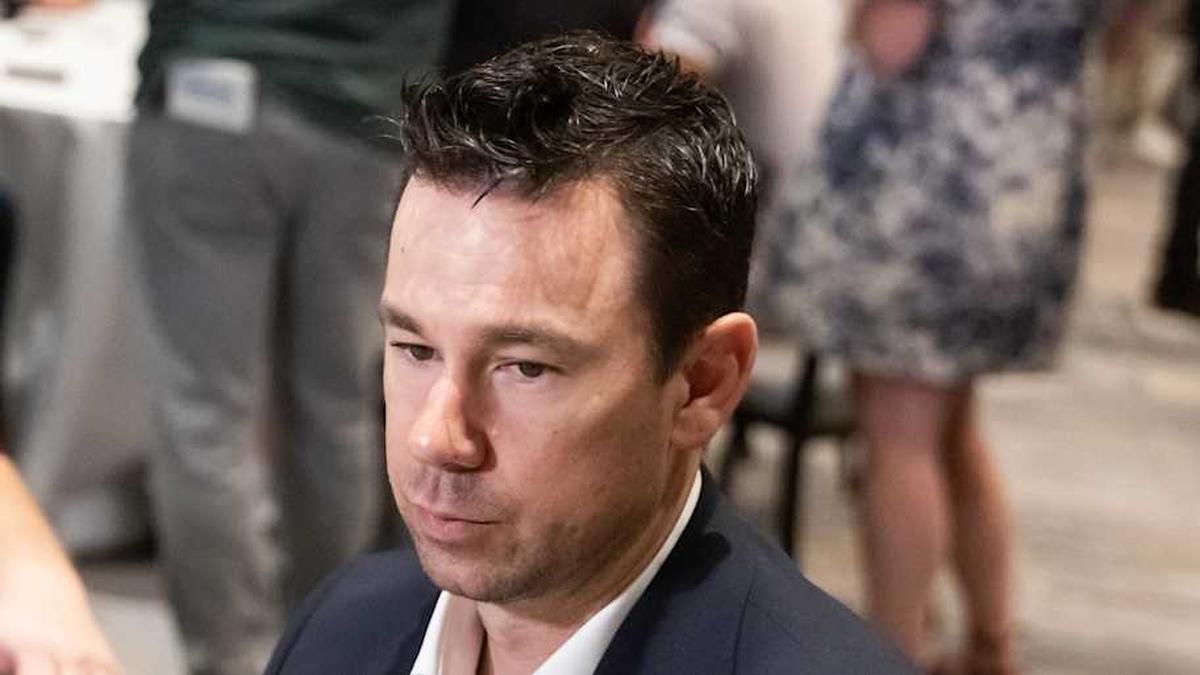  Mar 31, 2026; Phoenix, AZ, USA; Las Vegas Raiders head coach Klint Kubiak during the 2026 NFL Annual League Meeting at the Arizona Biltmore. Mandatory Credit: Mark J. Rebilas-Imagn Images | Mark J. Rebilas-Imagn Images 