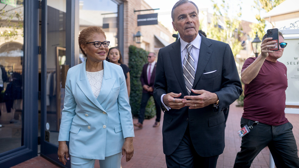 LA mayor's race: Former Bass opponent Rick Caruso now says he will vote for her reelection 