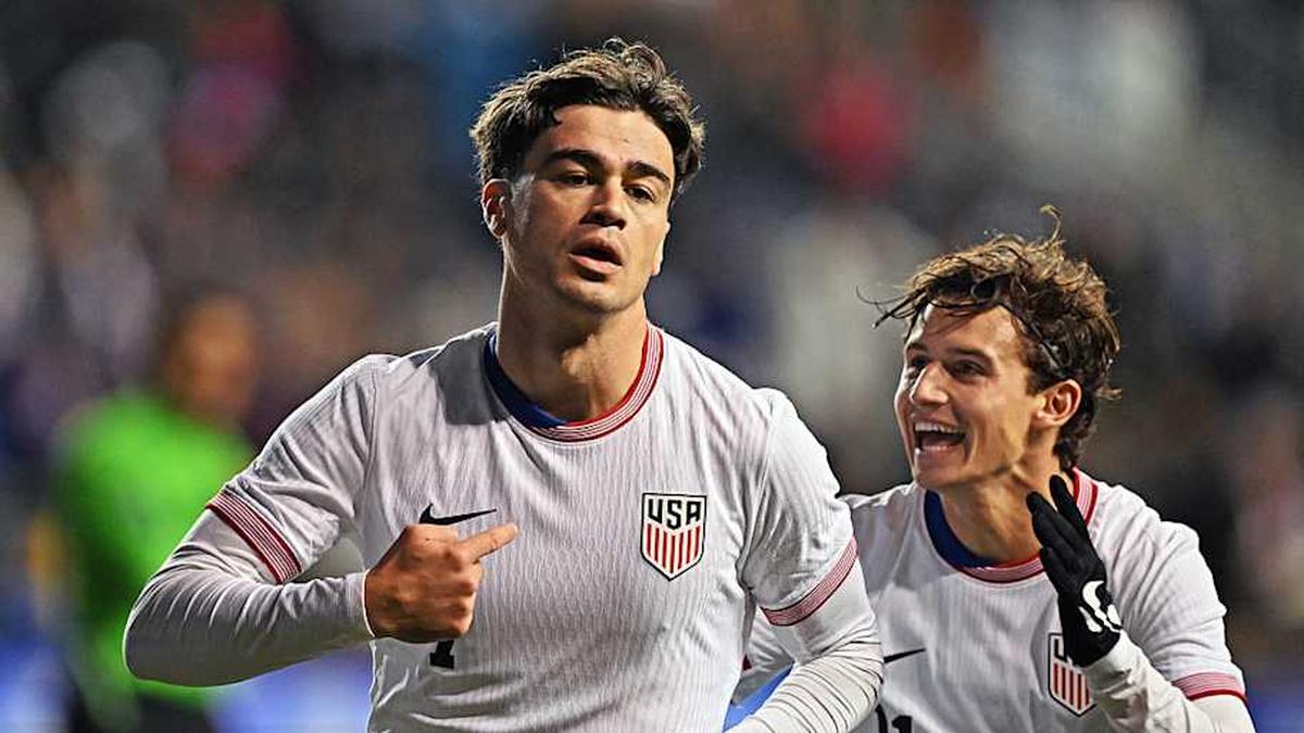  Giovanni Reyna's most recent USMNT goal came in Nov. 2025. | Drew Hallowell/Getty Images 