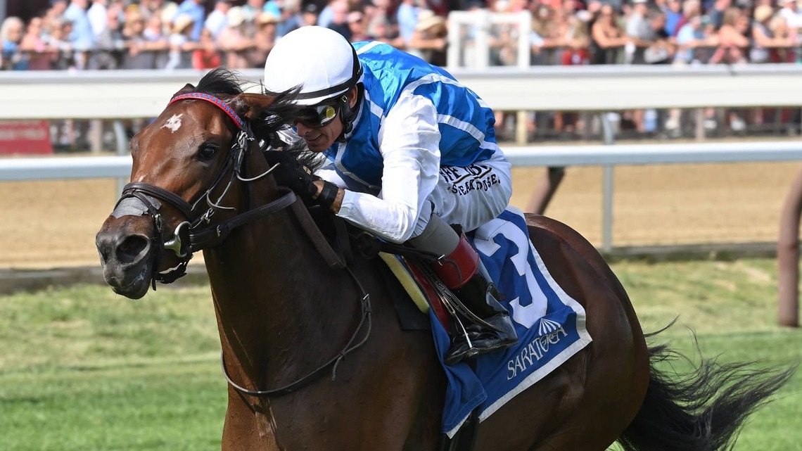 Saratoga Debut Winners Embouteillage, Runaway Bride Face Off In Natalma 