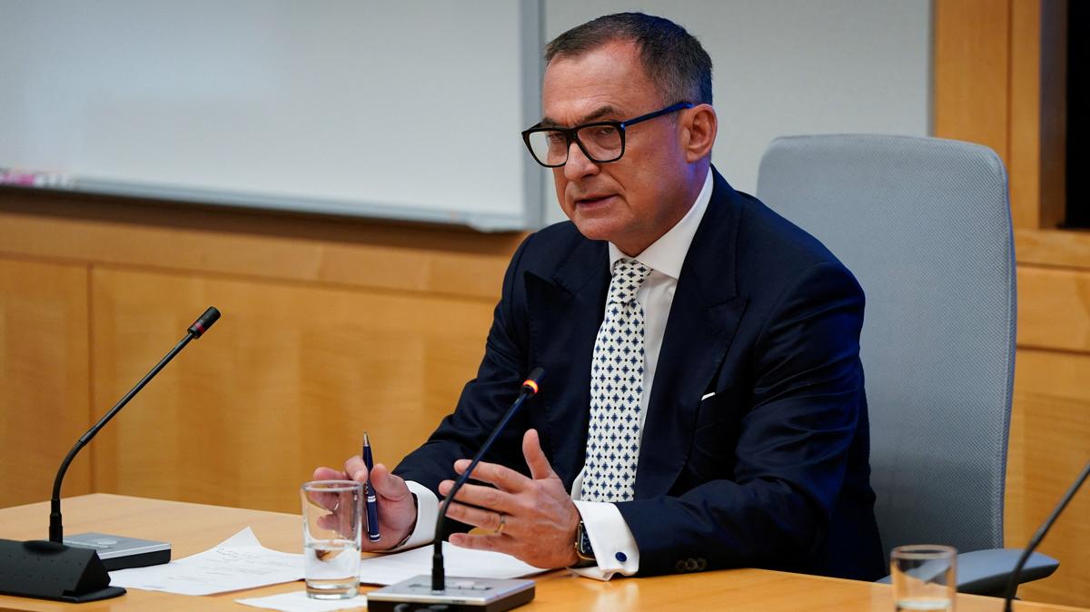 FILE PHOTO: German Bundesbank President Joachim Nagel speaks to reporters on the sidelines of the the IMF/World Bank 2026 Spring Meetings in Washington, D.C., U.S., April 16, 2026. REUTERS/Elizabeth Frantz/File Photo