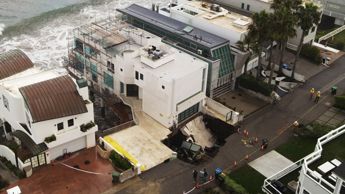 Malibu residents evacuate after massive, expanding sinkhole opens at Nicolas Cage's house 