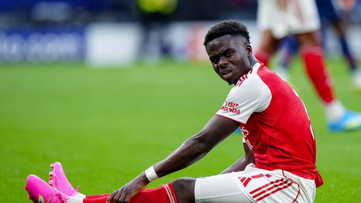  Saka will need protecting. | Giuseppe Maffia/NurPhoto/Getty Images 