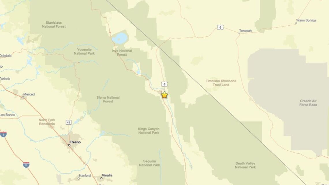 Aug. 6: Earthquake of 2.0 magnitude reported near Bishop, CA 