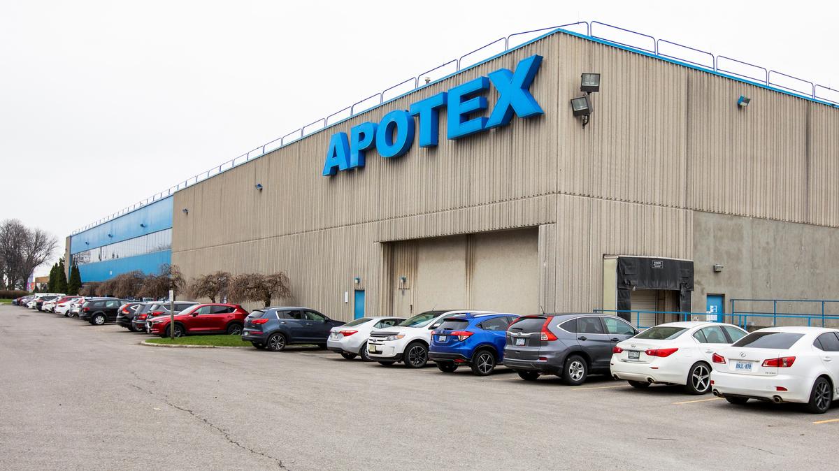 A general view shows Apotex pharmaceutical company in Toronto, Ontario, Canada April 13, 2021. REUTERS/Carlos Osorio