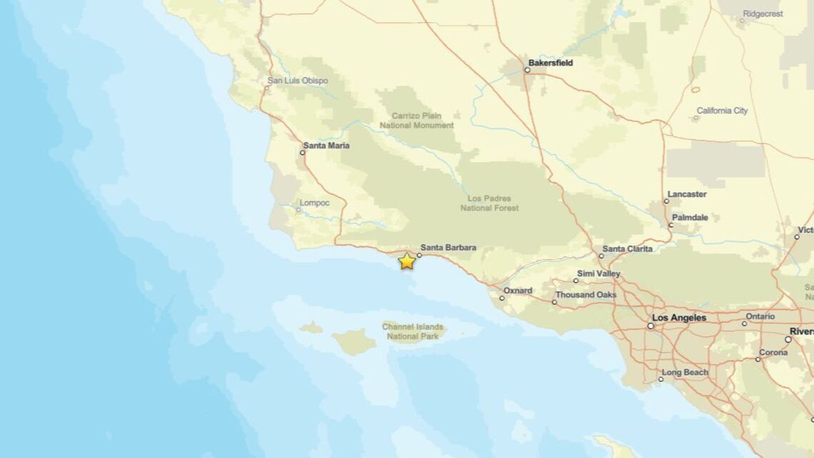 Update: 2.7 magnitude earthquake reported near Goleta, CA on Oct. 5 