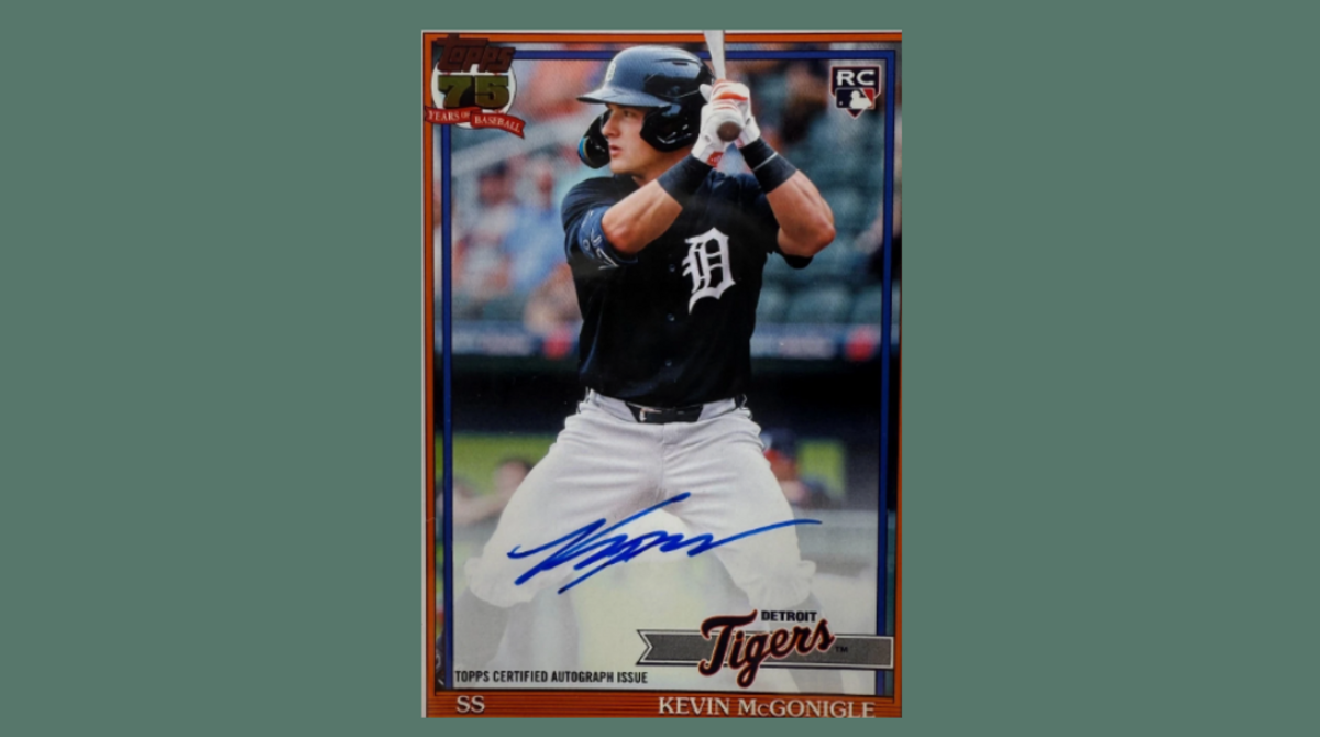  Kevin McGonigle autographs show explosive volume increases. Topps