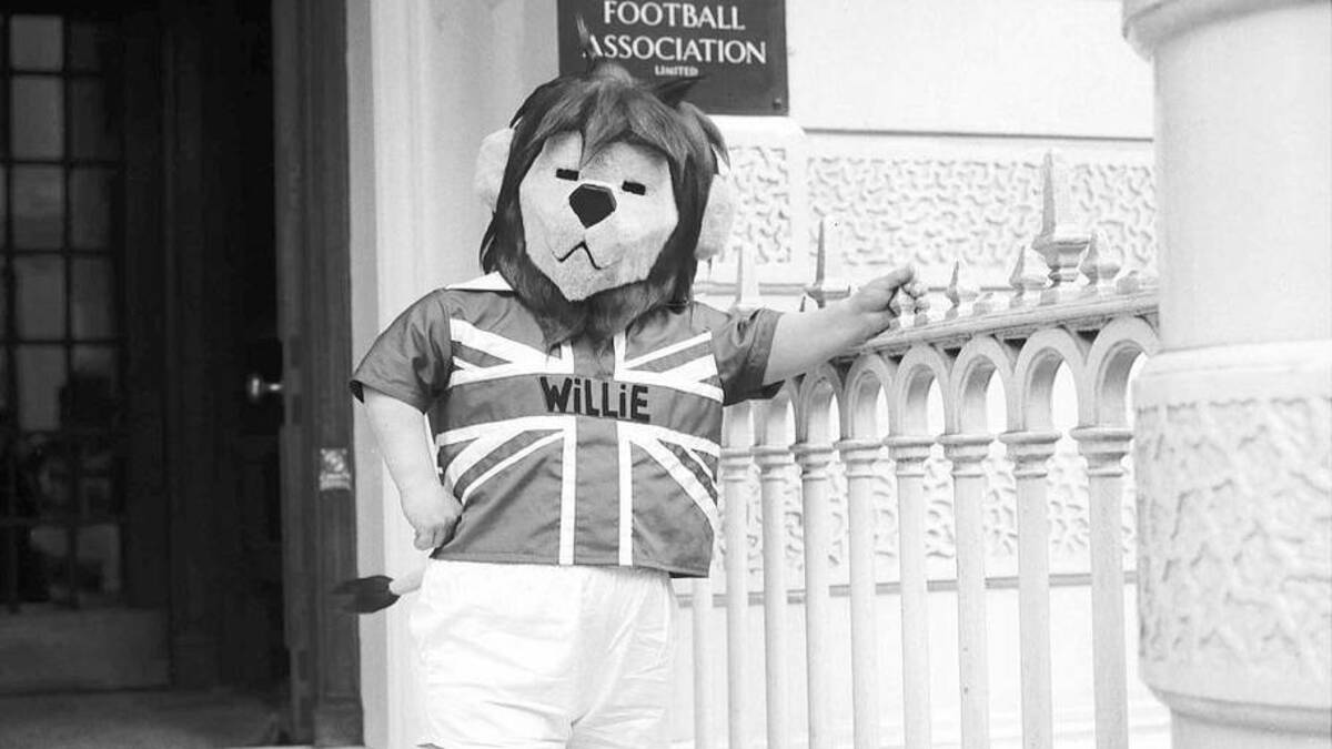  World Cup Willie was the first World Cup mascot in 1966. | Monte Fresco/Daily Mirror/Mirrorpix/Getty Images 