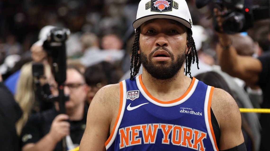 A bidder paid $1,024,000 for Jalen Brunson's jersey from game 1 of the NBA Finals at Sotheby's; the 70-bid sale broke the $1 million record set by Cooper Flagg's debut jersey 