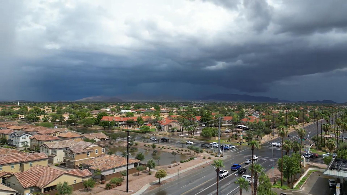 Severe weather chances increase in Arizona, with hail, tornado risks 