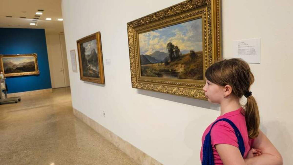  My daughter walking through the Art Museum of South Texas Photo credit: Phylicia Stitzel 