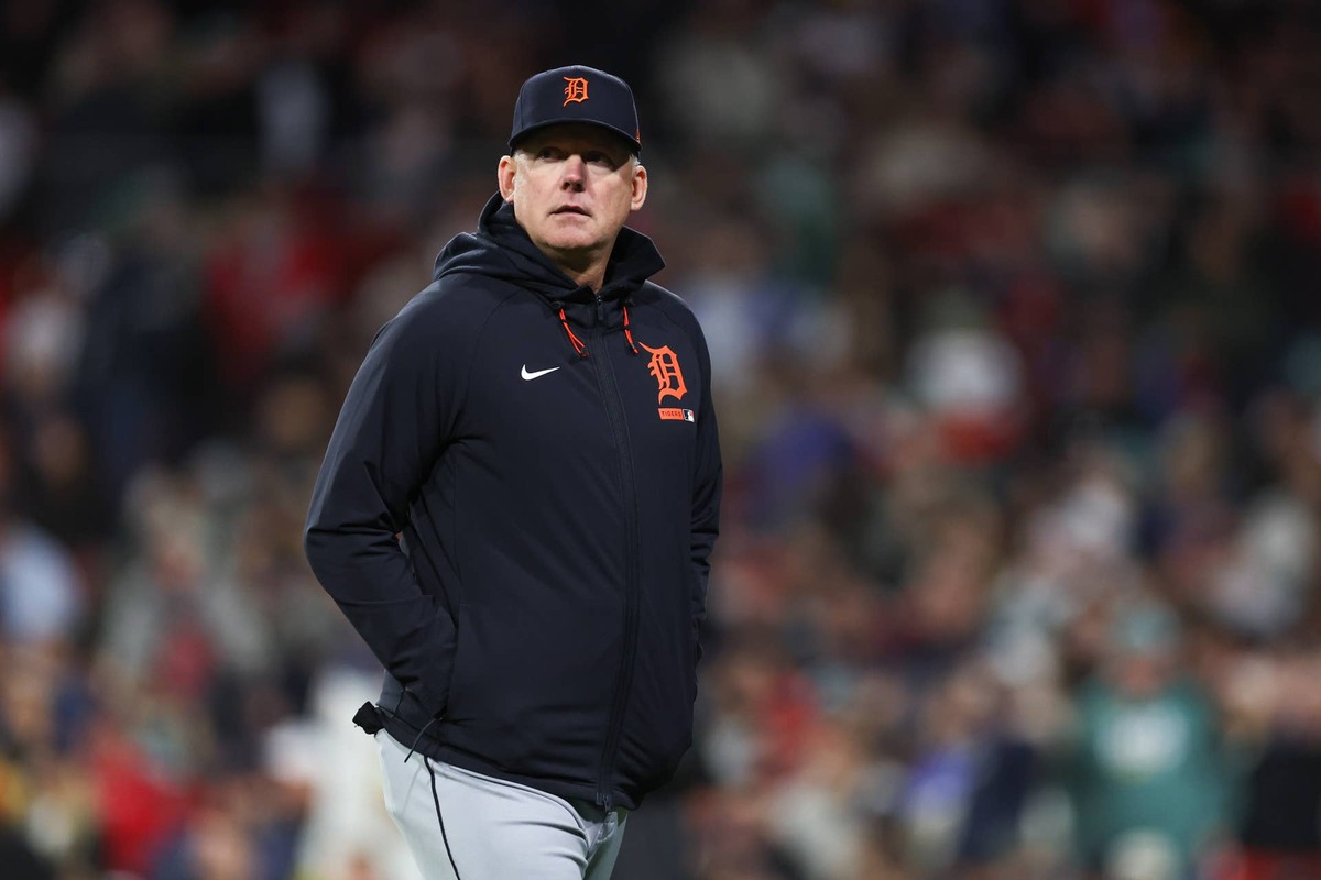  Detroit Tigers manager A.J. Hinch (14) © Paul Rutherford-Imagn Images