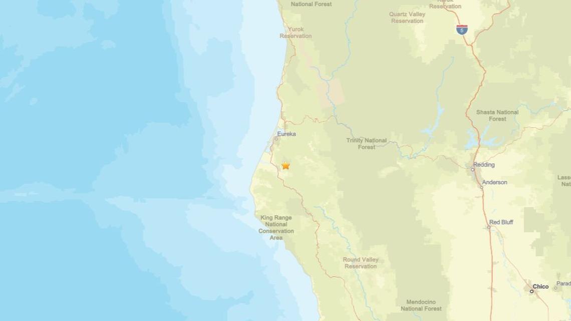 April 17: Earthquake measuring 2.0 shakes region near Fortuna, CA 