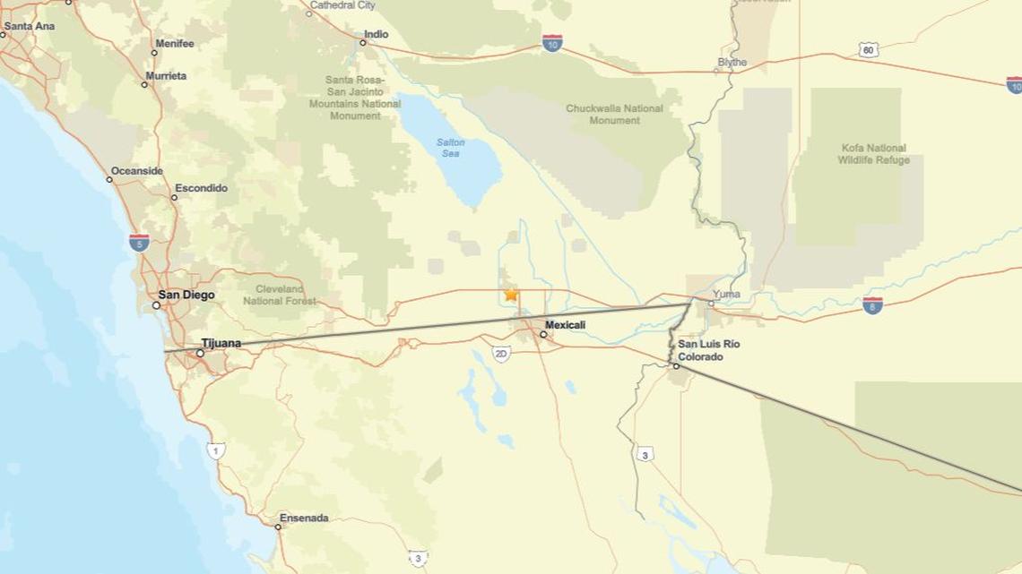Update: April 4 - 2.1 magnitude earthquake recorded close to Heber, CA 