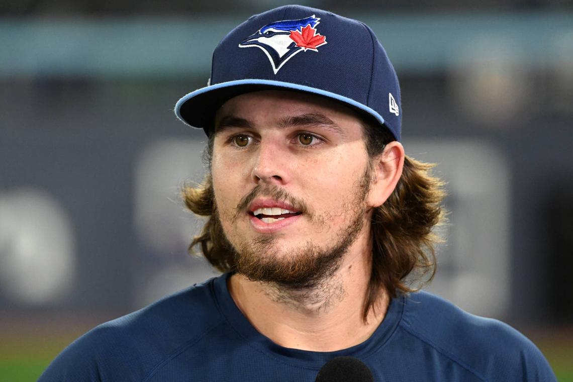  Toronto Blue Jays third baseman Addison Barger (47) © Dan Hamilton-Imagn Images