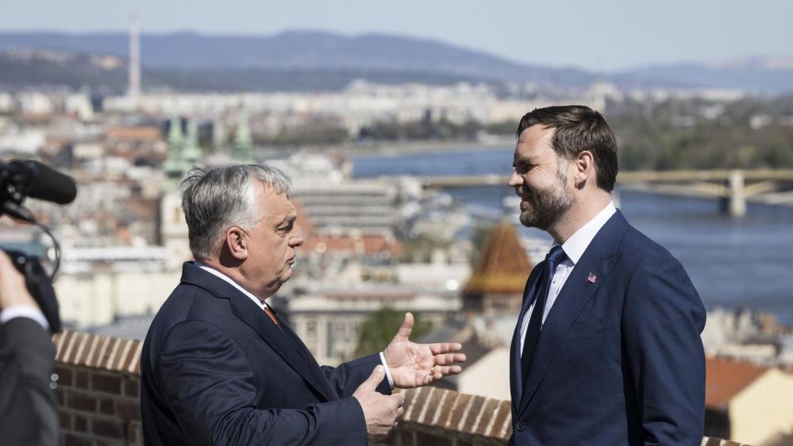 Vance visits Hungary to boost Orban ahead of Sunday’s elections