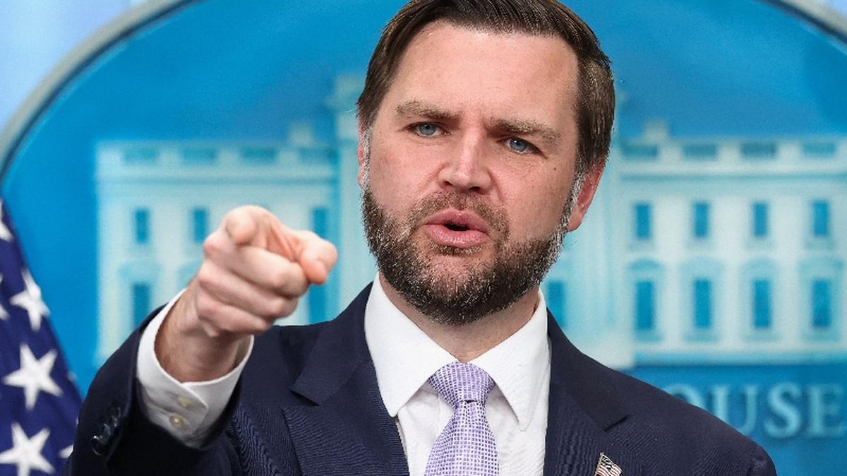 U.S. Vice President JD Vance speaks during a press briefing at the White House in Washington, D.C., U.S., May 19, 2026.  REUTERS/Kevin Lamarque