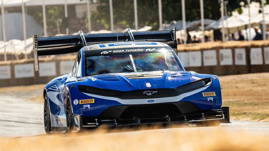 EVs Ruled Goodwood Again As Ford's Super Mustang Mach-E Won The Hillclimb 