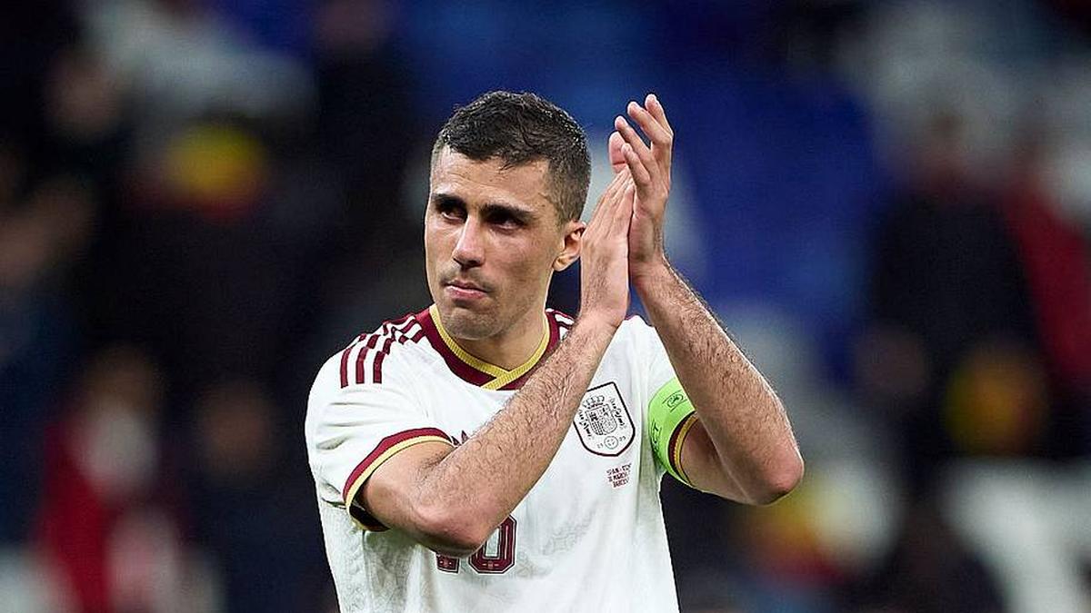  Rodri is focussed on the World Cup, for now. | Pablo Rodriguez/Quality Sport Images/Getty Images 