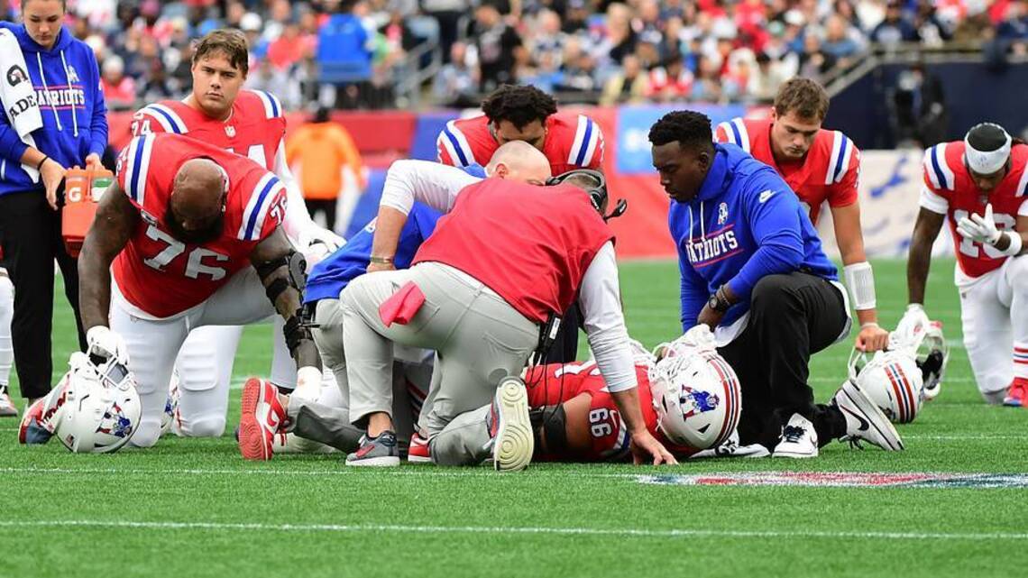 Patriots Don't Get Positive Initial Update on OT Will Campbell's Knee Injury