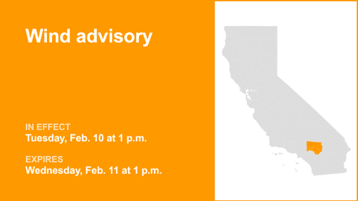 UPDATE: Wind advisory for San Bernardino County Mountains and Apple and Lucerne Valleys 