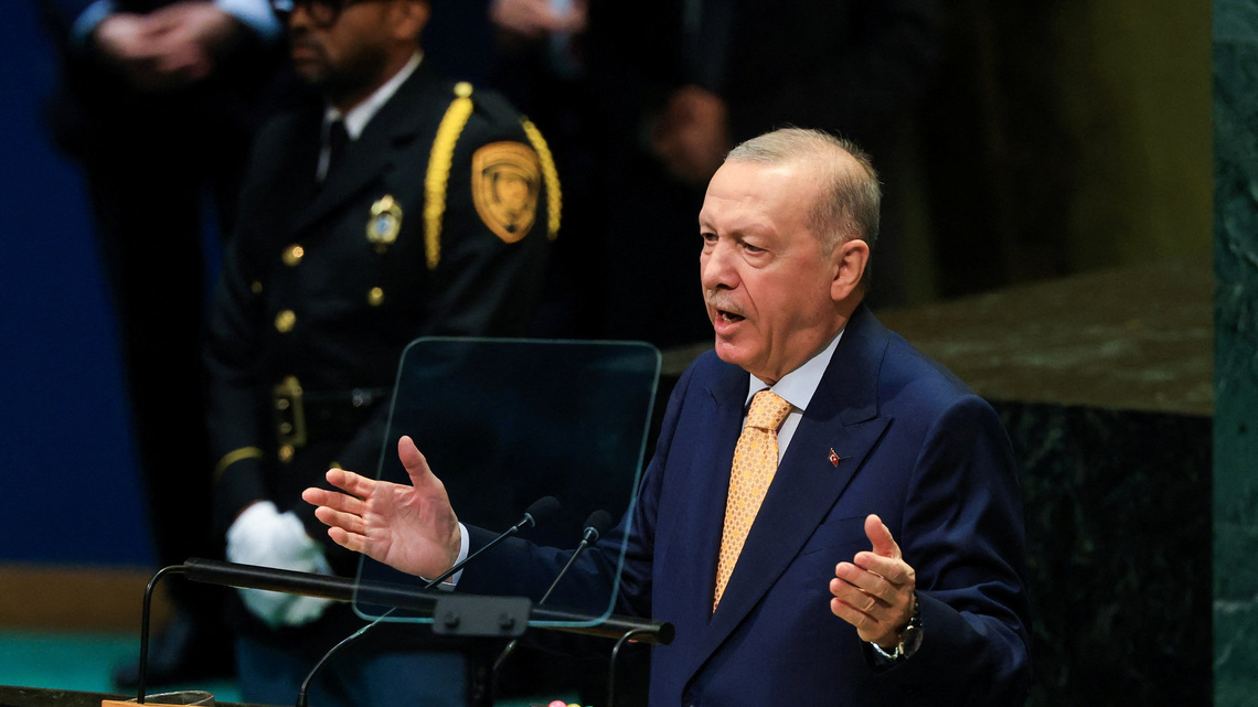 Turkey's Erdogan says 'global gender-neutralisation policies' target families, children 