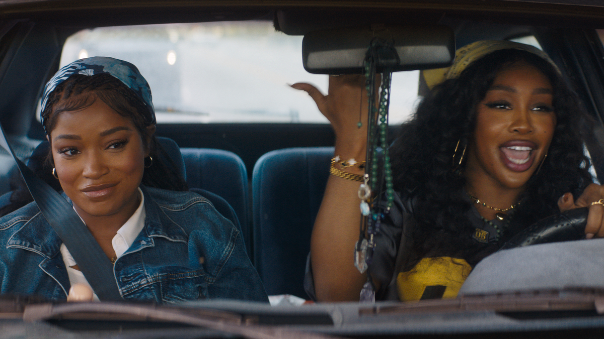Keke Palmer and SZA play roommates who need money, fast, in “One of Them Days.” (Sony Pictures/TNS)