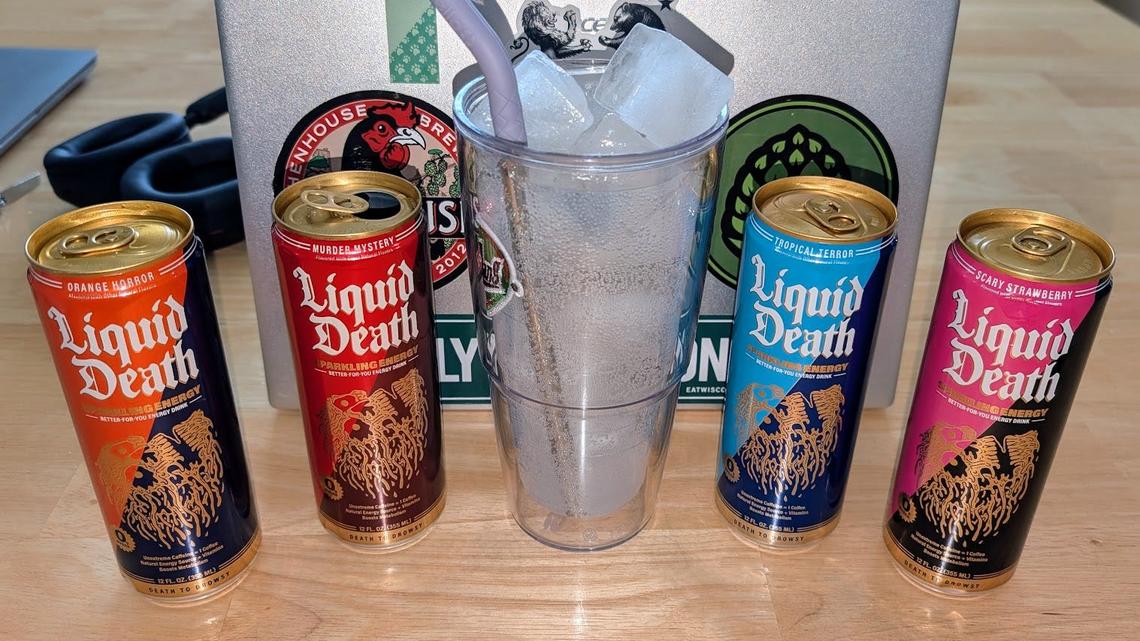 Liquid Death's energy drinks are too slick to be memorable 