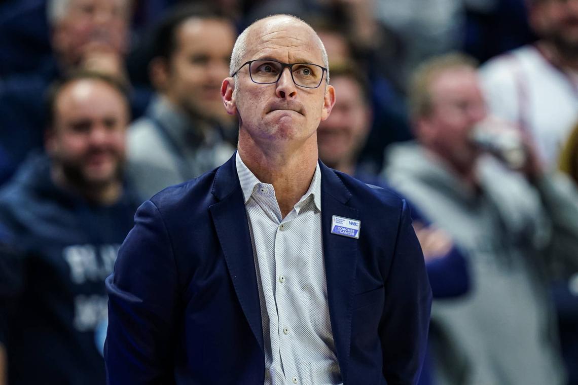  UConn Huskies head coach Dan Hurley. David Butler II-Imagn Images