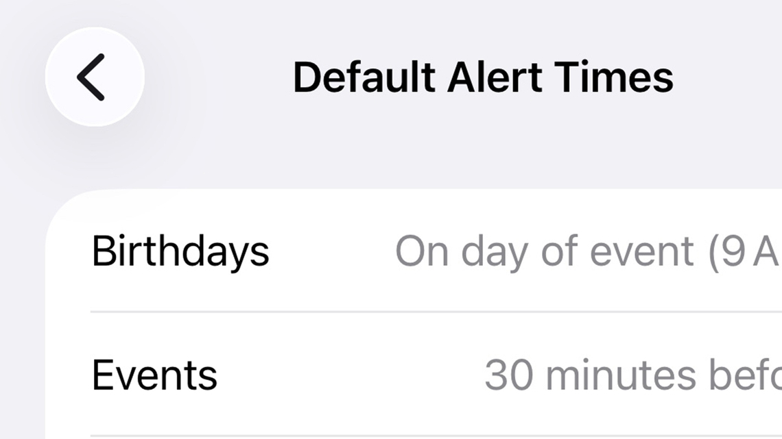 Jim Rossman: Calendar alerts not sounding? Check the event settings
