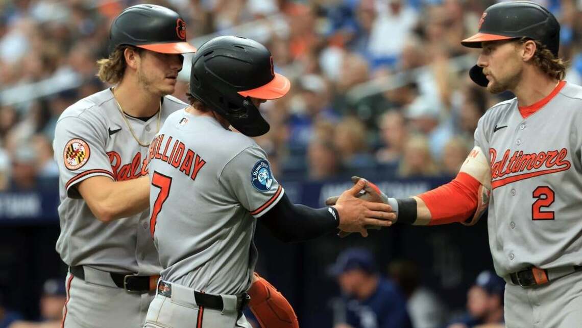 Orioles post 7-run sixth inning, top Rays 