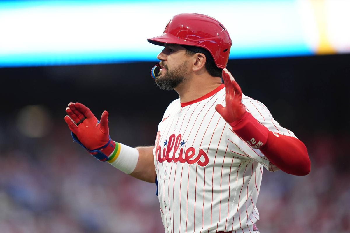  Philadelphia Phillies designated hitter Kyle Schwarber. Kyle Ross-Imagn Images