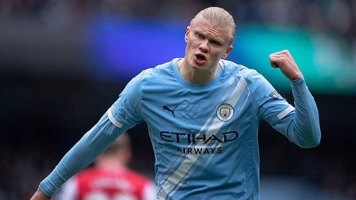  Erling Haaland doesn't look like he will be going to Spain. | Visionhaus/Getty Images 