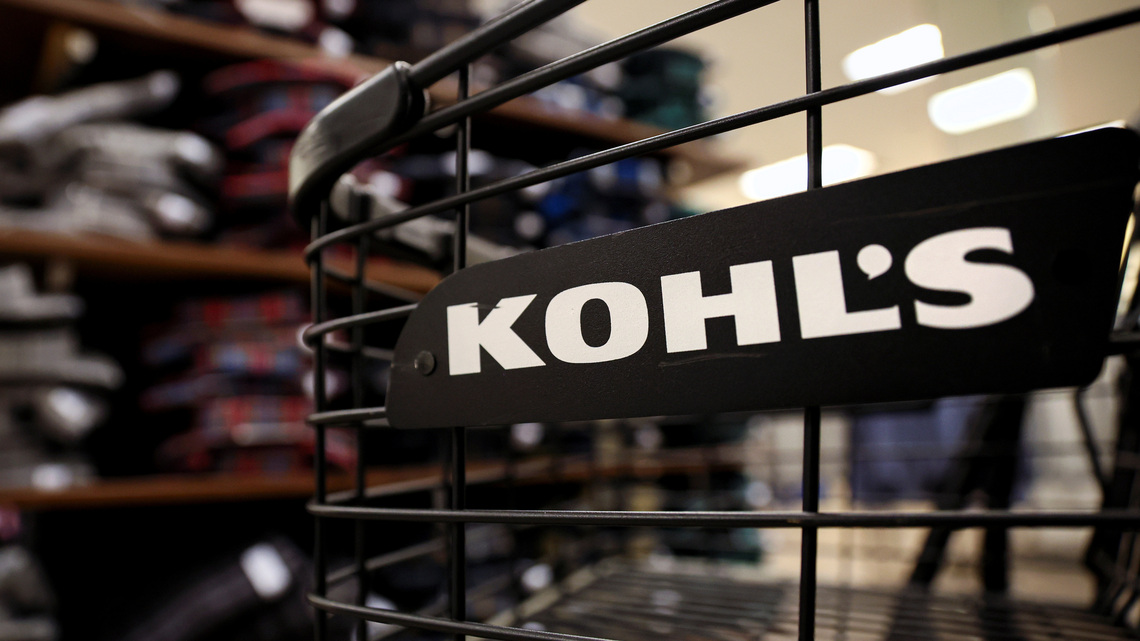 Kohl's sales fall as retailer cites 'persistent financial pressures' on shoppers 