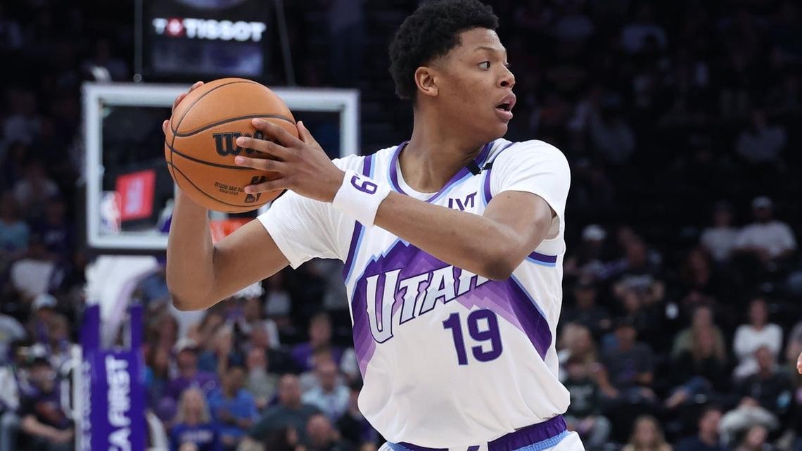 Jazz's Ace Bailey, an 'incredible athlete,' focuses on defense ahead of game vs. Raptors   