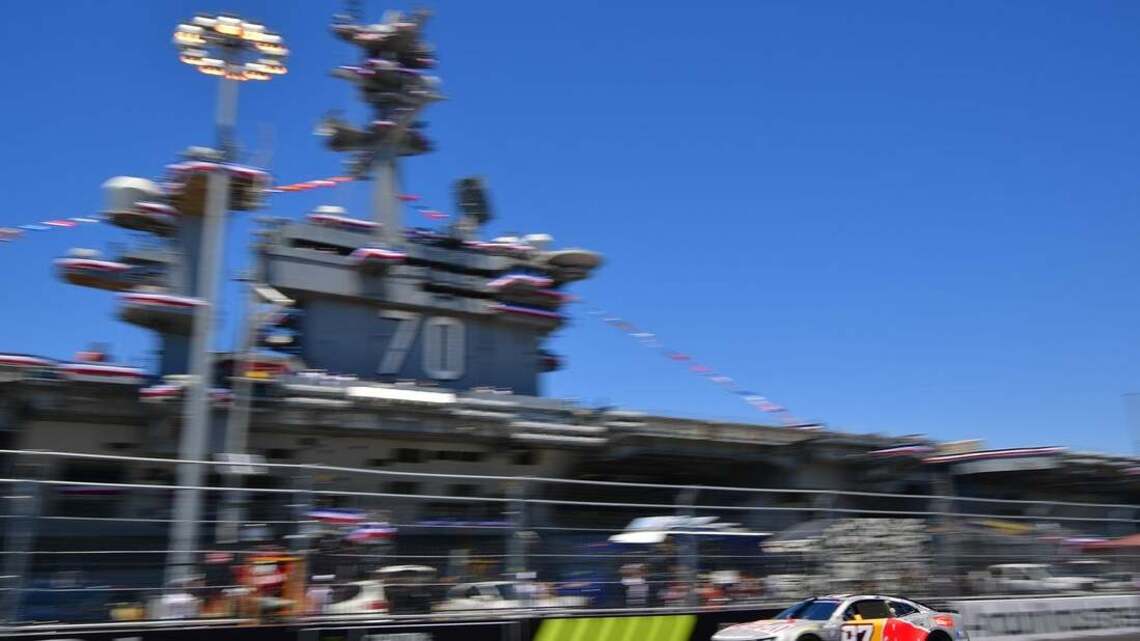 Road course marvel Shane van Gisbergen grabs pole at San Diego 