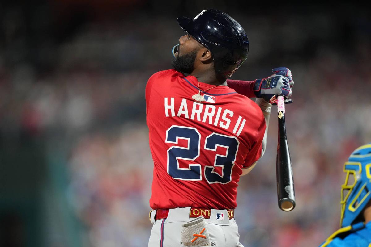  Atlanta Braves outfielder Michael Harris II (23) © Kyle Ross-Imagn Images